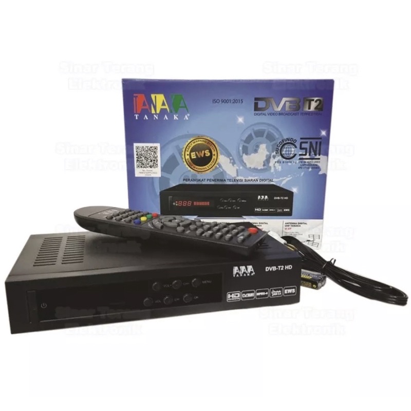 Set Top Box STB TV DIGITAL Tanaka DVBT2 WIFI Youtube + kabel HDMI