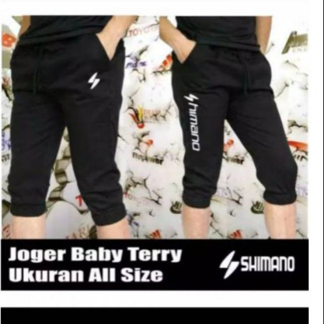 CELANA JOGGER ORIGINAL SONTOG 1/4 PRIA/WANITA CELANA SPORT ALL SIZE L FITTO XL