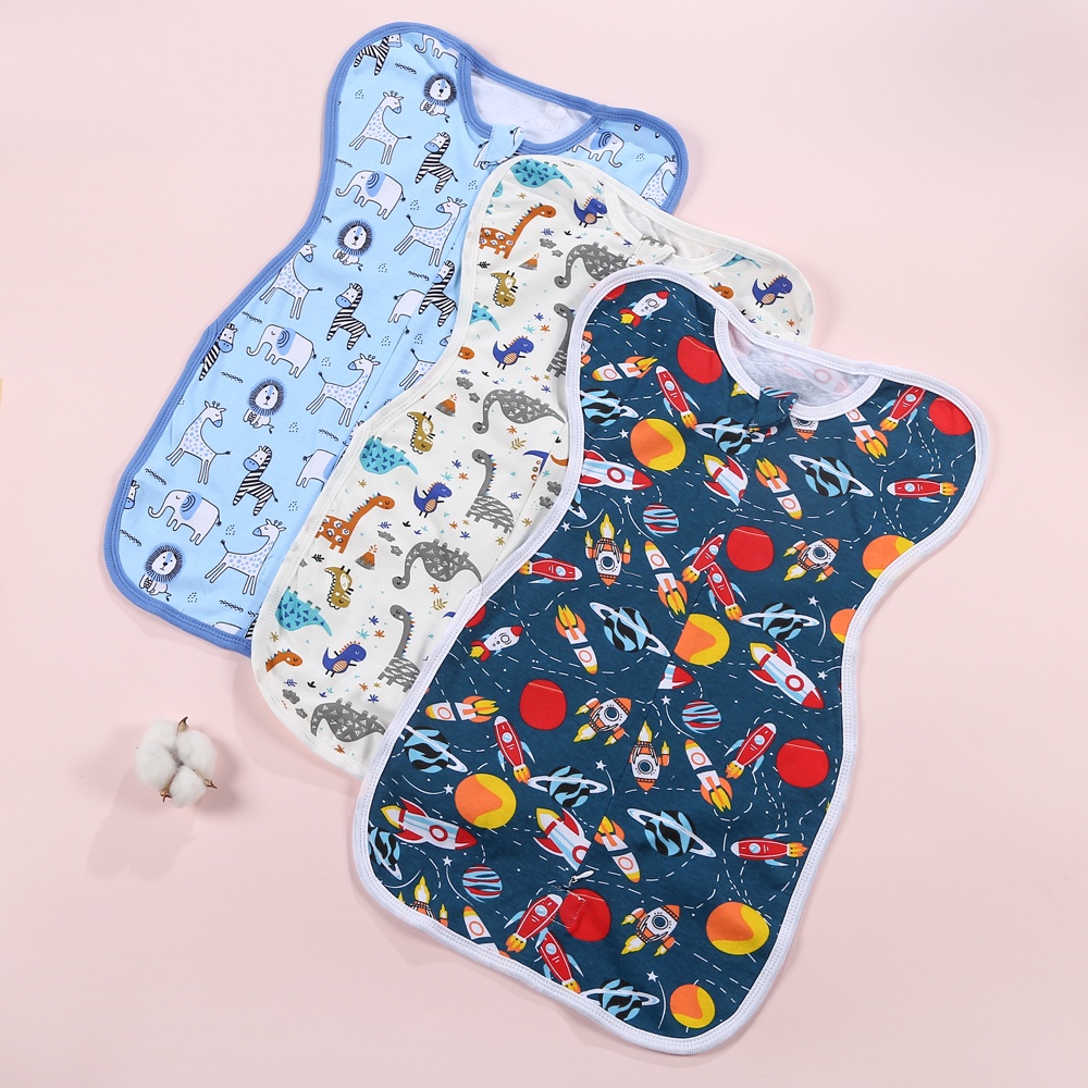 cod bisa pilih motif bedong bayi instan resleting bedong model zipper simple babyboy babygirl