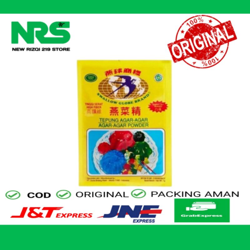 

Agar Agar Swallow Sun Matahari Merah Hijau Coklat Plain / Agar Swalo