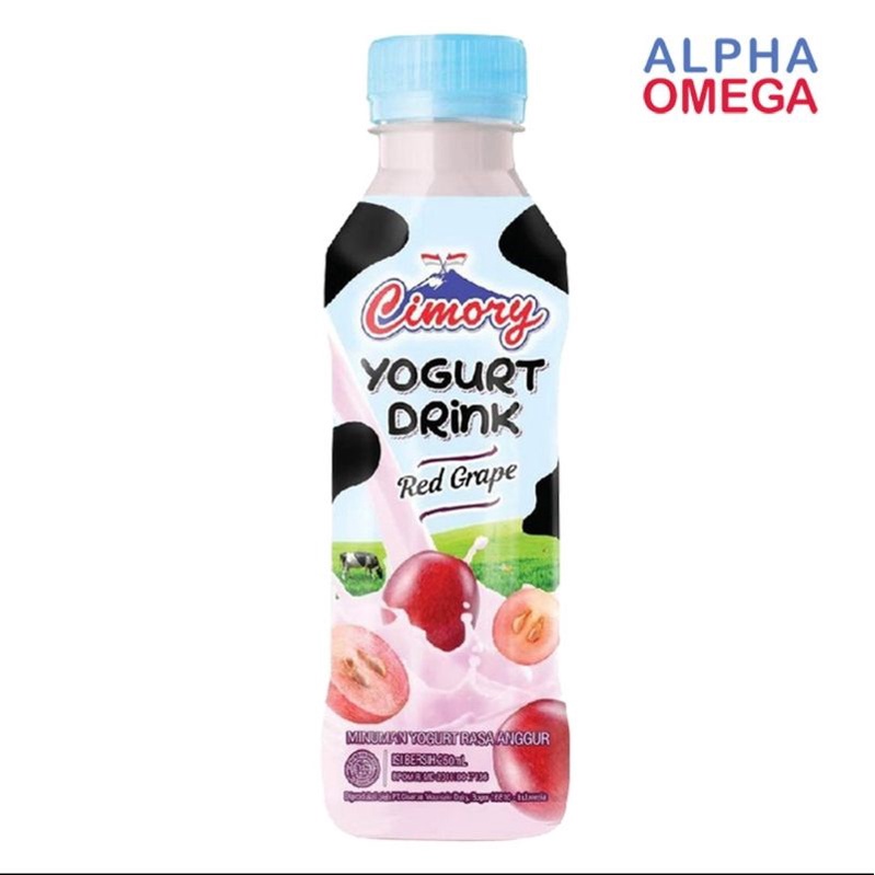 

cimory yougurt drink rasa red grap ukuran 250ml untuk 1 karton isi 24