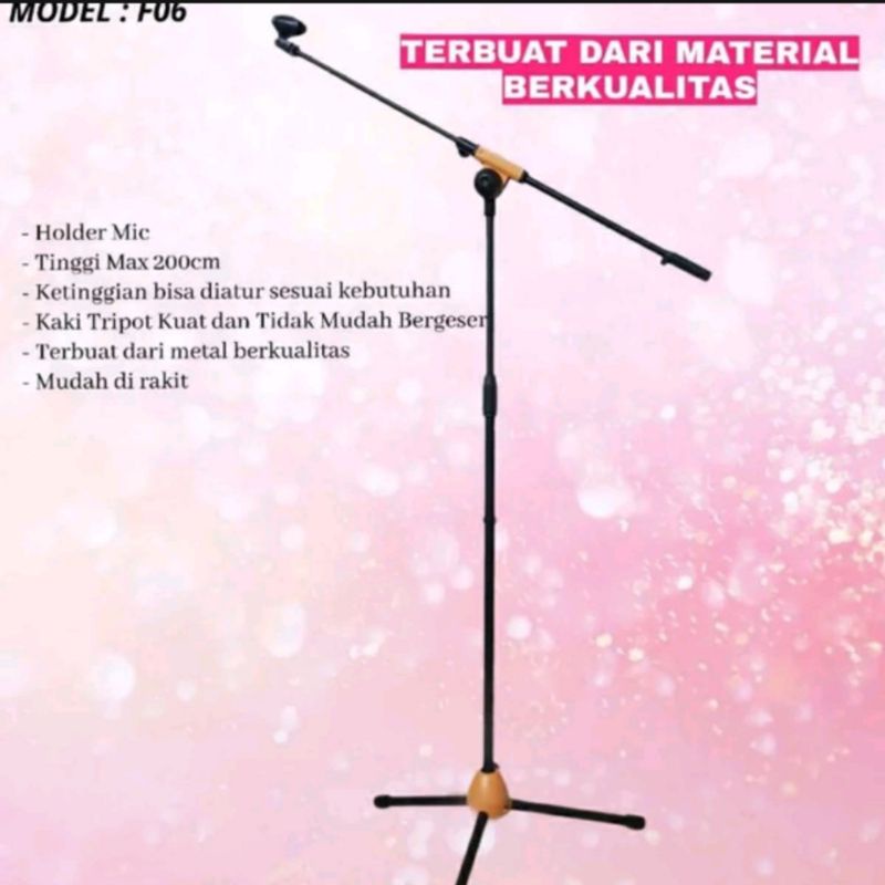 Stand mic full besi