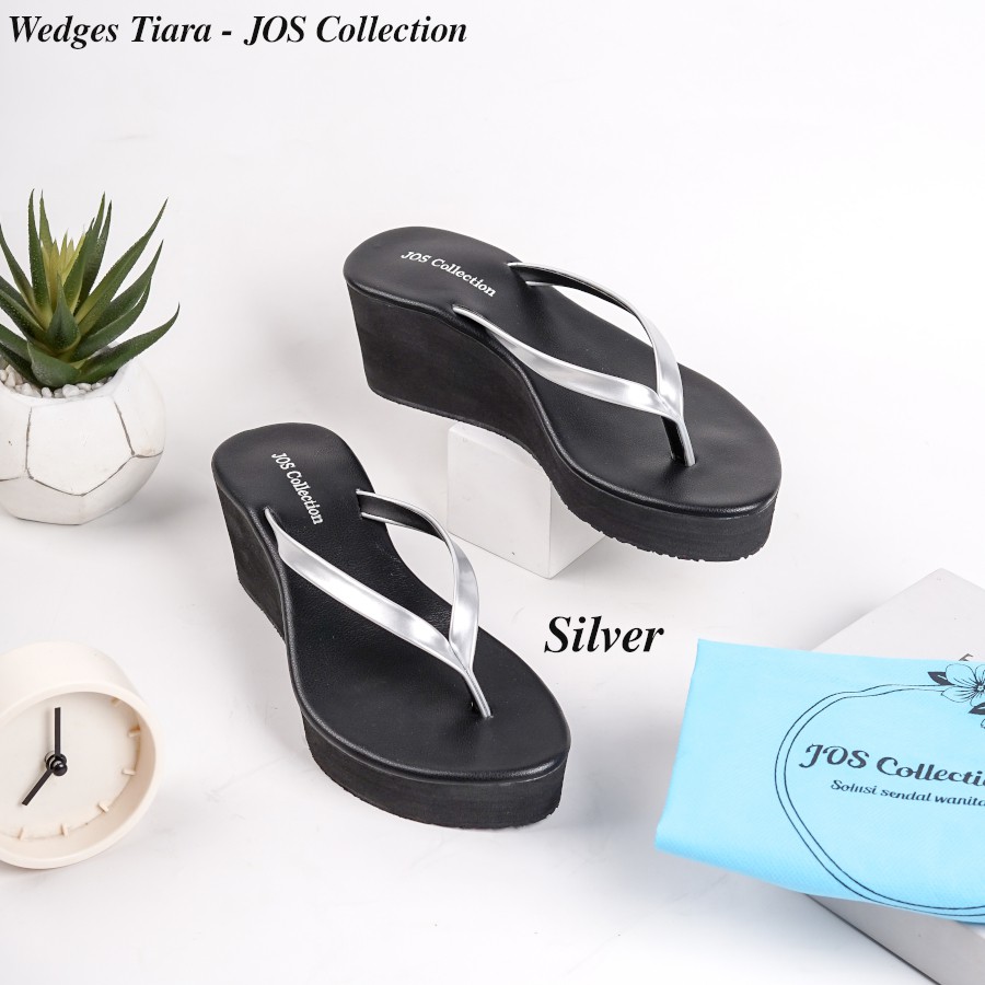 Sandal Wedges Wanita -  Tiara Tinggi 7 cm by JOS Collection Part 2