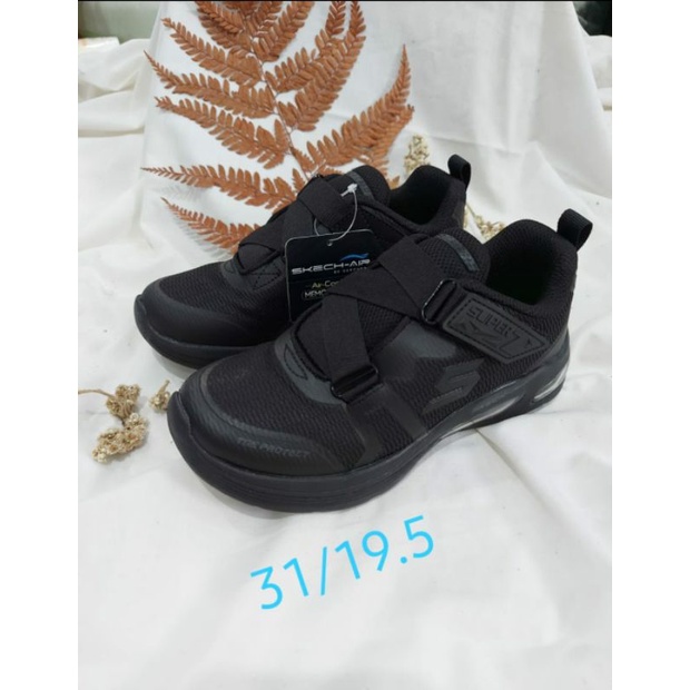 Sepatu anak hitam Skechair by Skechers