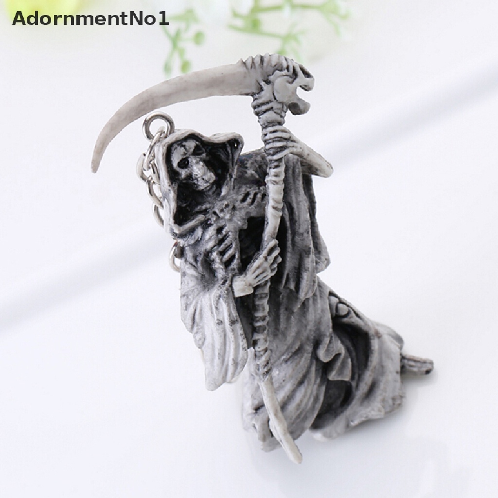 (AdornmentNo1) Gantungan Kunci Bentuk Tengkorak Devil Death Monster Bahan Karet