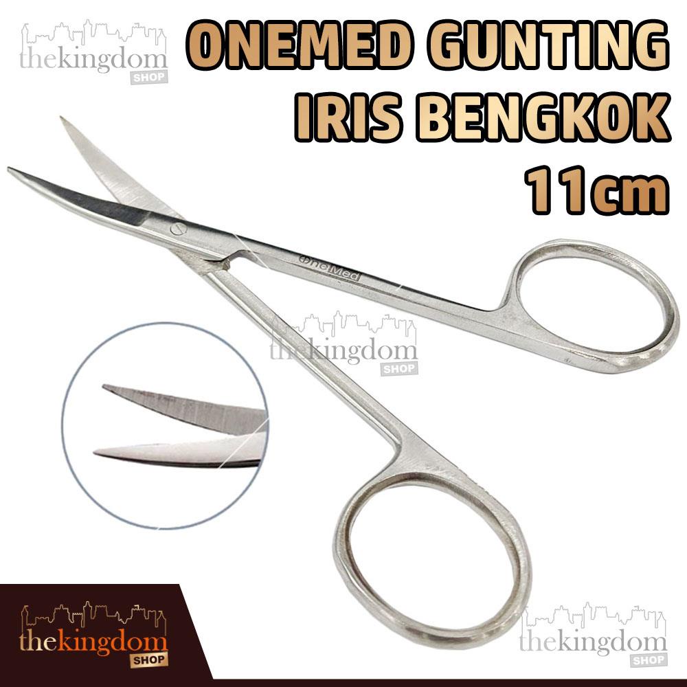 Jual Onemed Gunting Iris Bengkok Lurus Tajam Scissor Bedah Operasi Shopee Indonesia