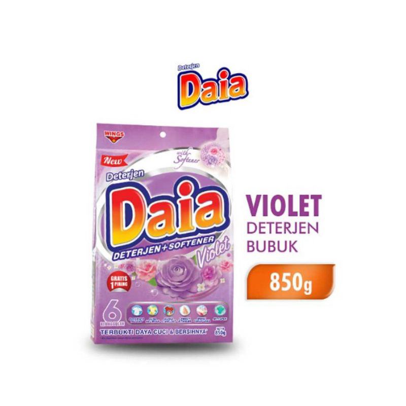 Daia softener bubuk detergent 850gr/850gr + 85gr