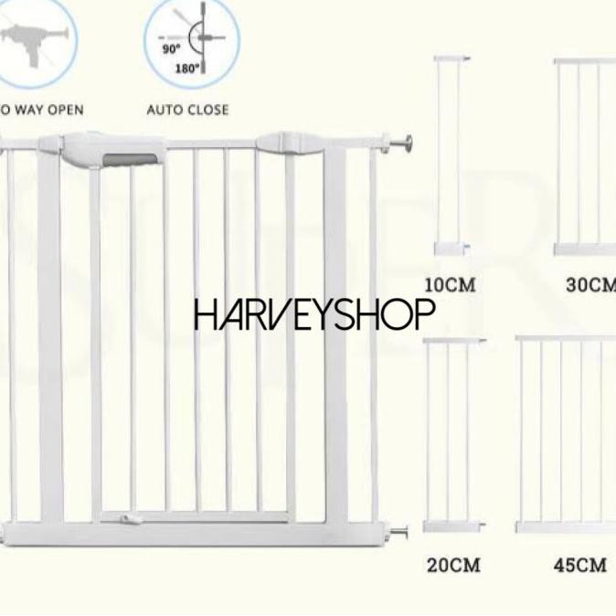 Flash Sale - Baby Gate / Pagar Bayi / Pagar Pintu / Pagar Tangga / Pagar Pengaman B
