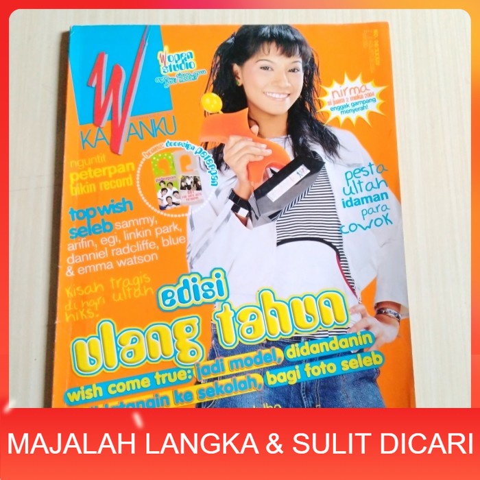 Majalah KAWANKU No.6 Agu 2004 NIRMA RAMADHANIA Langka