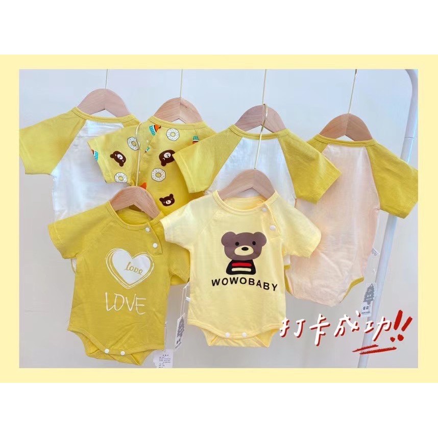 【Happy Baby】Jumper Bayi Pendek Kodok Versi Segitigai New Born SJP01