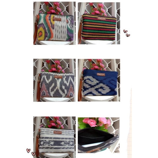 New Collection grosir dompet TENUN TROSO Jepara/ Clutch tenun Troso