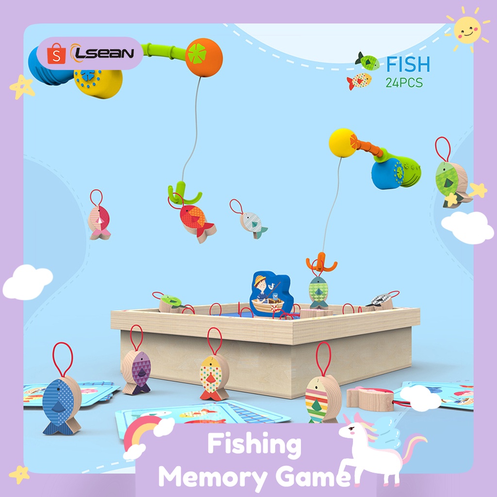 MAINAN PANCING ANAK | FISHING WOODEN TOY