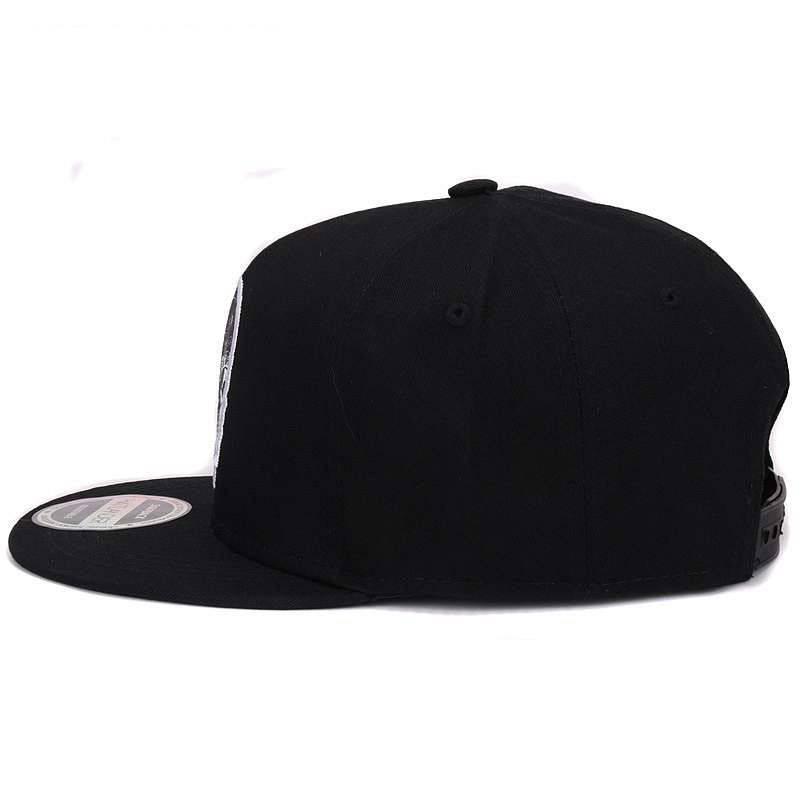 Topi Baseball snapback Motif Bordir Gaya hip hop Untuk Unisex