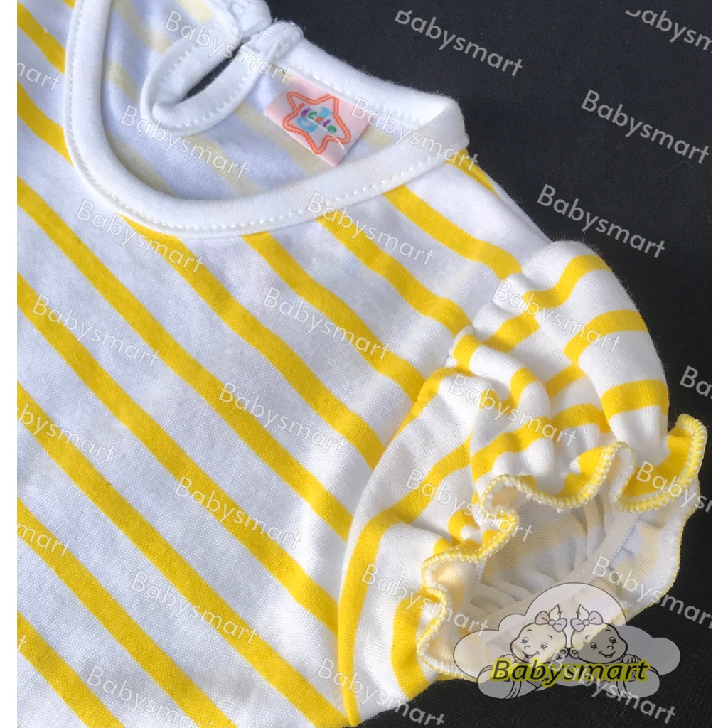 Babysmart - Setelan Baju Anak/Bayi Perempuan Cewek model Jumper/Romper/Hansop motif RABBIT LITTLE SNI umur 3-12 bulan