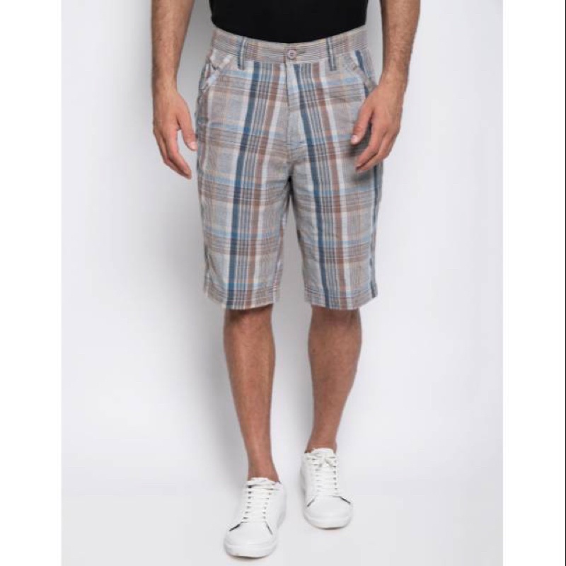 [ORIGINAL] CELANA PENDEK PRIA KOTAK BRAND GIANI GRACIO | KATOK PENDEK COWOK GIGA