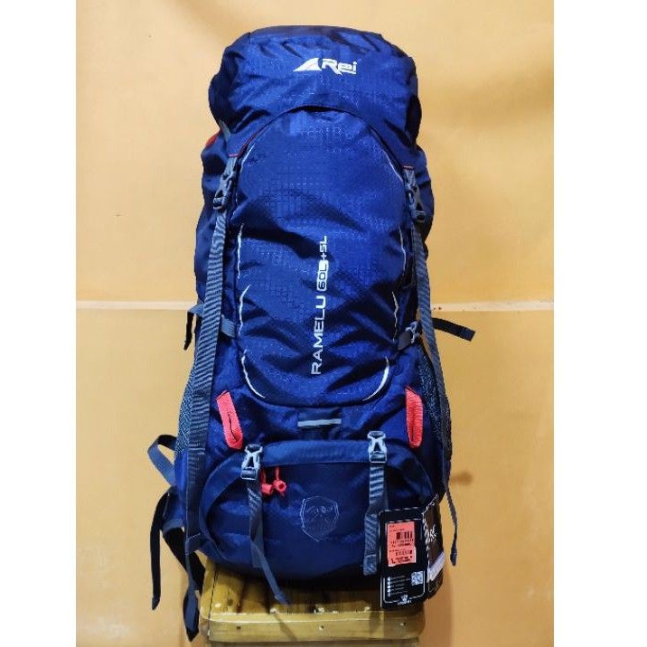 Tas Carrier Rei Ramelu 65L Original+Raincover