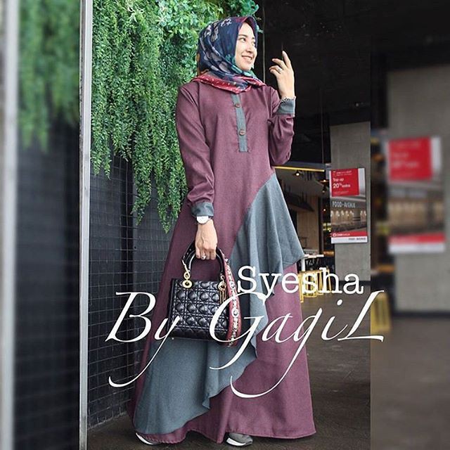 Terbaru Syesha dress by gagil gamis balotelli murah gamis Terbaru Syesha dress by gagil gamis balotelli murah gamis