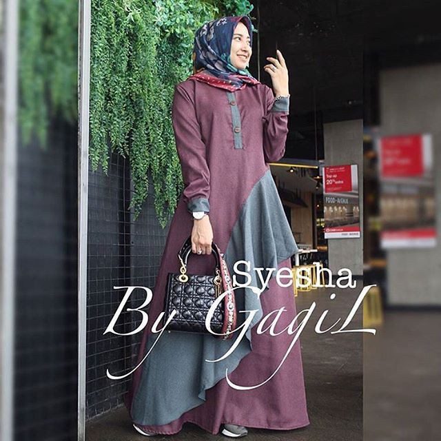  Terbaru  Syesha dress by gagil gamis  balotelli murah gamis  