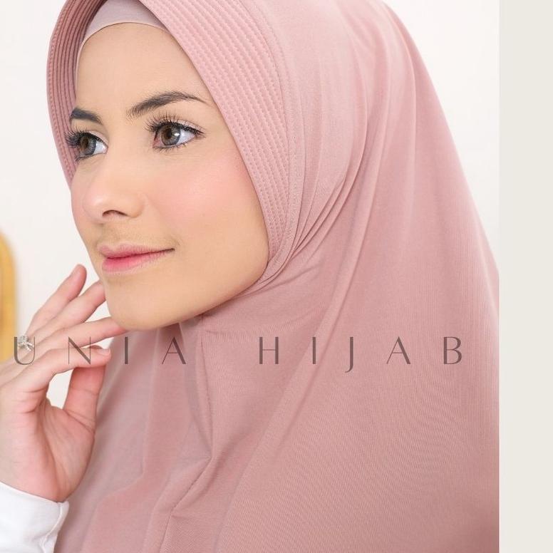 ☛ Jilbab Jersey Premium Hijab Jilbab Kerudung Instan Langsung Pakai Jersey Wanita Dewasa Remaja Dewa