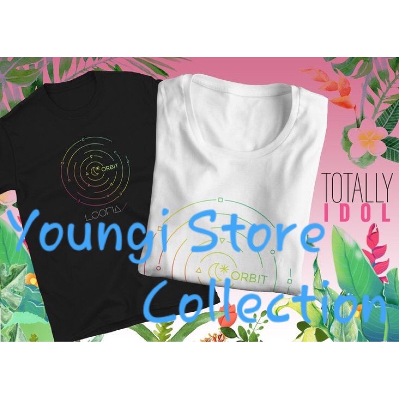 BAJU KAOS TSHIRT LOONA ORBIT PRINT KPOP IMPORT QUALITY