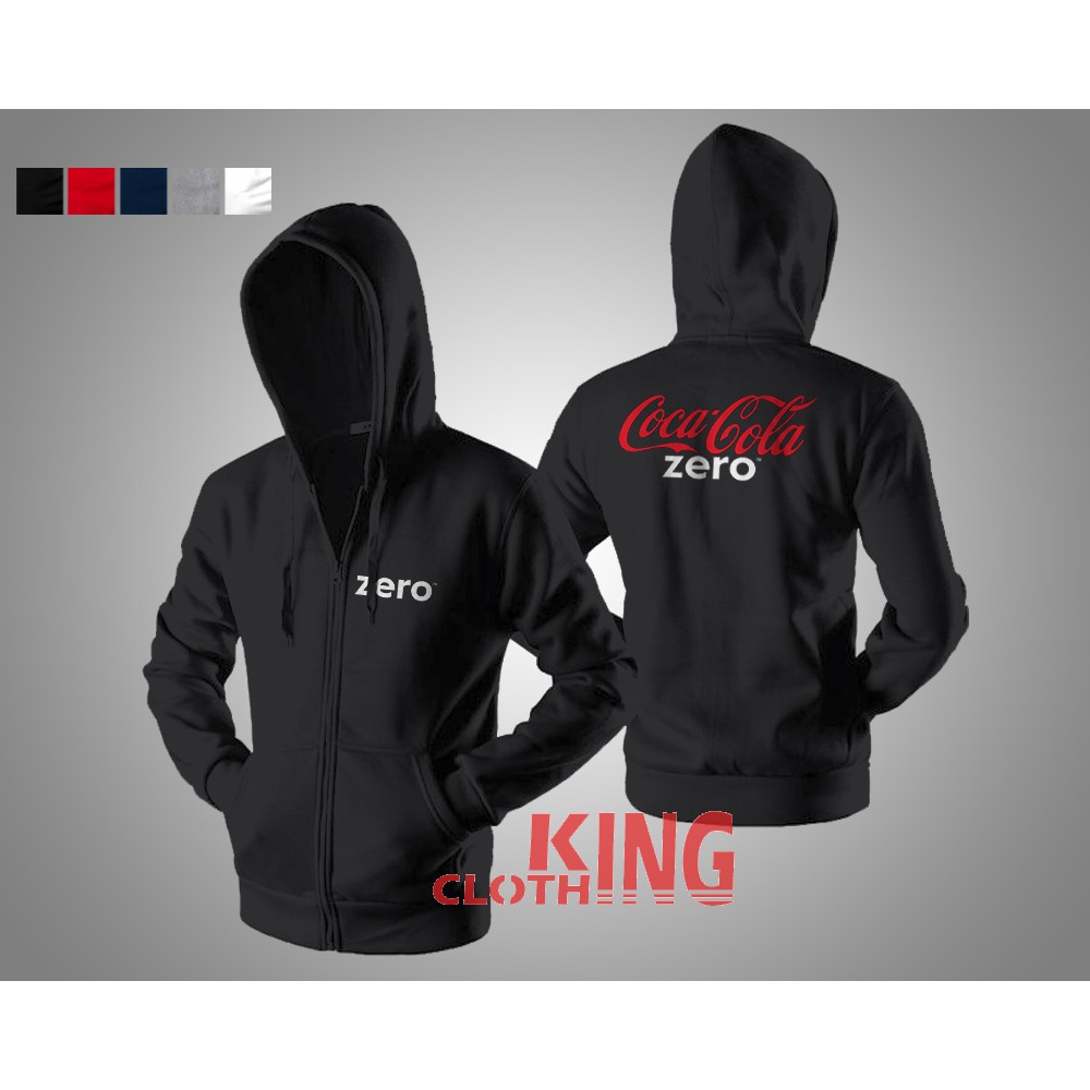 JAKET ZIPPER HOODIE COCA COLA ZERO