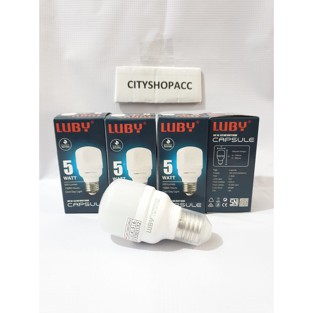 Luby Capsule 5 Watt/10 Watt/14 Watt/18 Watt/28 Watt / 38 Watt