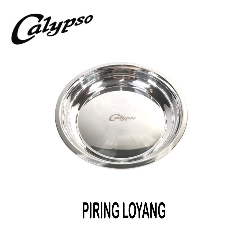 Piring Loyang Stainless 24 cm Calypso Serbaguna Wadah Saji