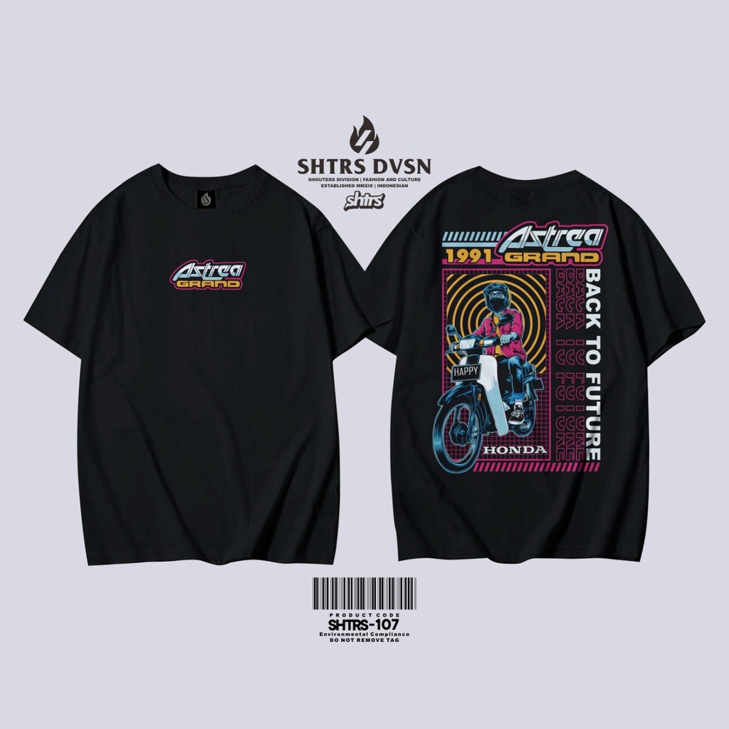 Baju Atasan Kaos Distro Motor Pria Lengan Pendek Terbaru Keren 2022 Astrea Prima Legenda Grand Classic