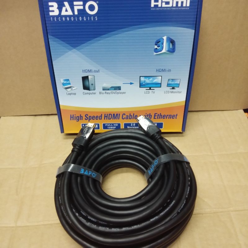 Bafo Kabel HDMI 10Meter Full HD 1080p Versi 2.0 4K High Speed