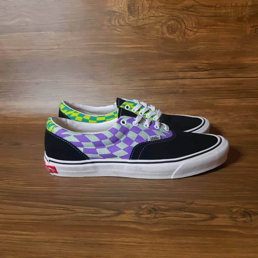 Vans Era Twist (Warp Checker) Black / Bay