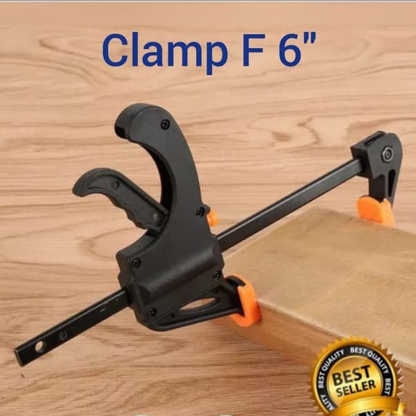 F clamp F 6 inch catok klem catok perekat clem clamp 6in murah bagus