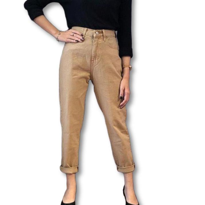 ((REKOMENDASI)) Celana Boyfriend Jeans Black Snow Boyfriend Jeans Hitam Snow