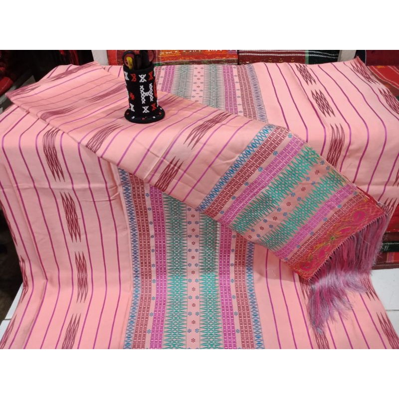 MURAH | SONGKET TUMTUMAN TENUN MESIN SUDAH DIBORDIR