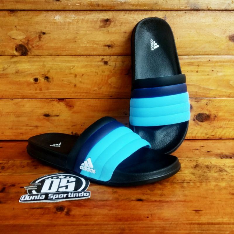 SANDAL ADIDAS UP BLUE ART PREMIUM || SANDAL ADIDAS KARET PRIA RINGAN
