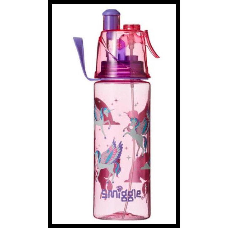 Smiggle Yeeha Spritz Drink Bottle Botol Minum Spray Discounted Sale - B. Pink Unicorn
