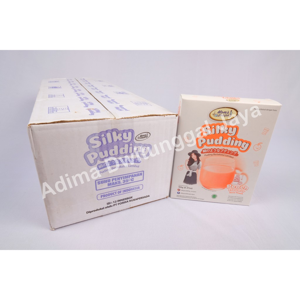 Silky Pudding Peach 12x155gr - Karton