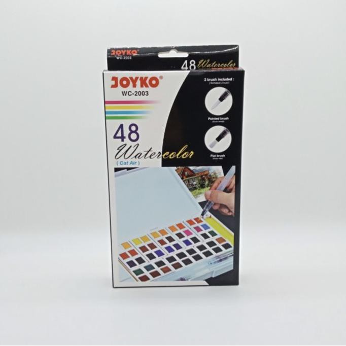 

PROMO WATERCOLOR POCKET SET 48 WARNA / CAT AIR JOYKO WC-2003 PERALATAN MELUKIS ART SET MENGGAMBAR