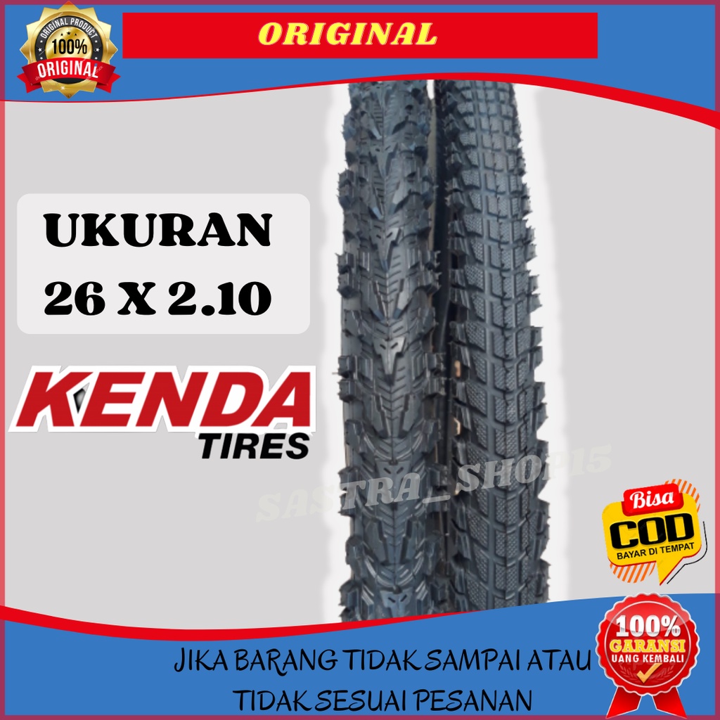 ORIGINAL KENDA 26 X 2.10 Ban Luar Sepeda Gunung Mtb Federal Universal 26 x 1.95 Murah