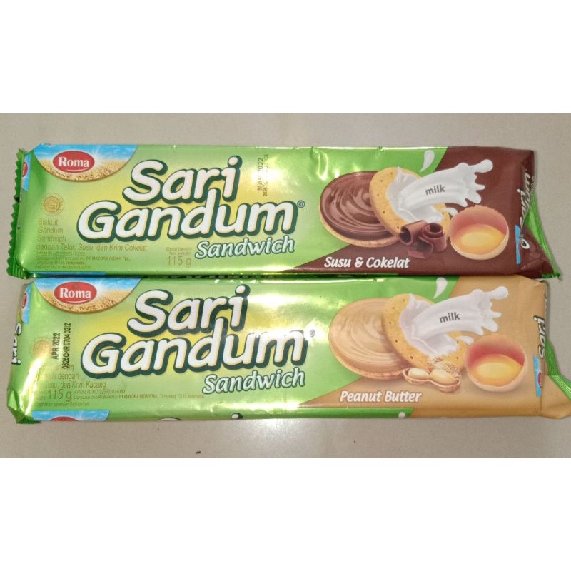 

Roma Sari Gandum 115g