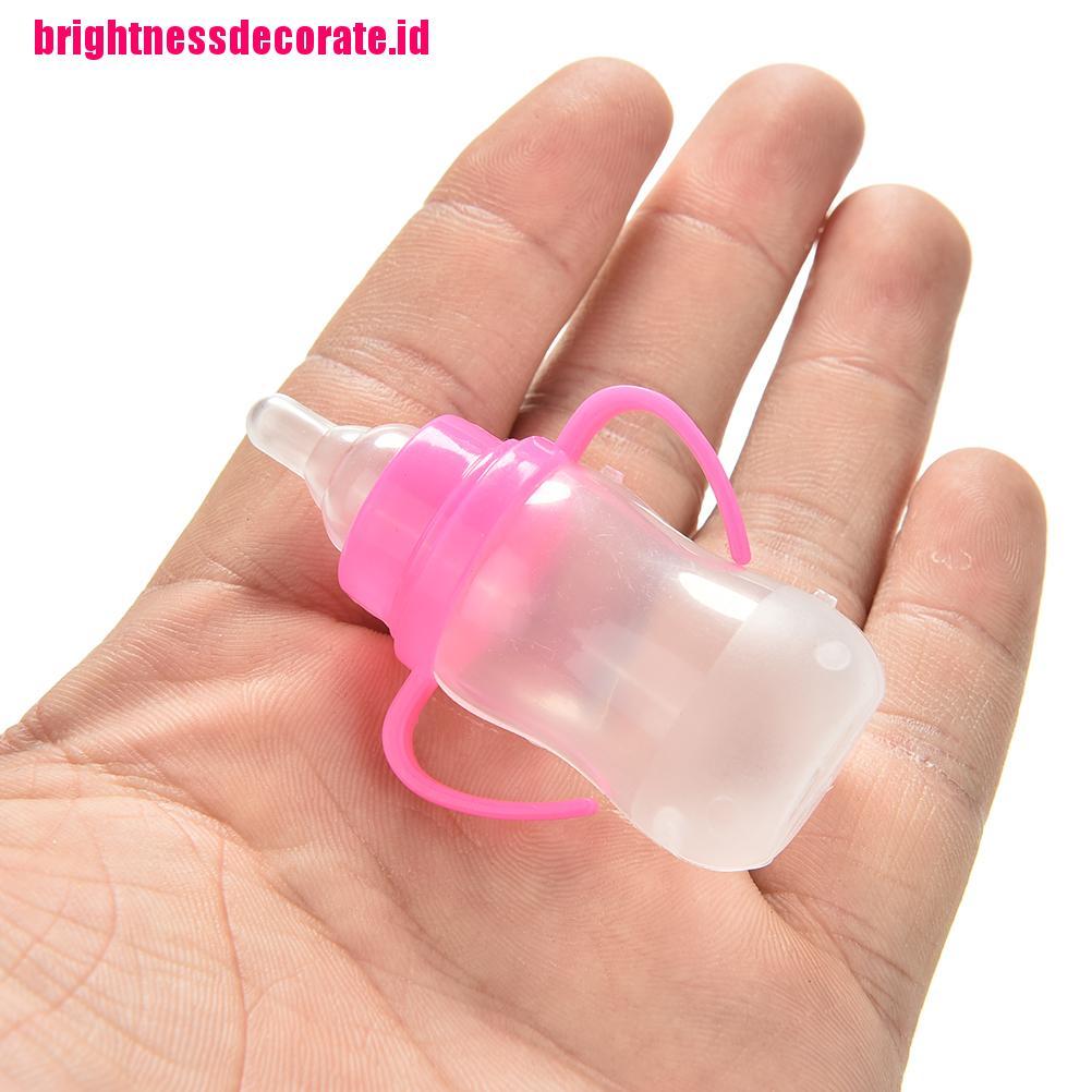 BrightID 1 Pcs Feeding Bottle Rose White for Kelly Barbies Dolls