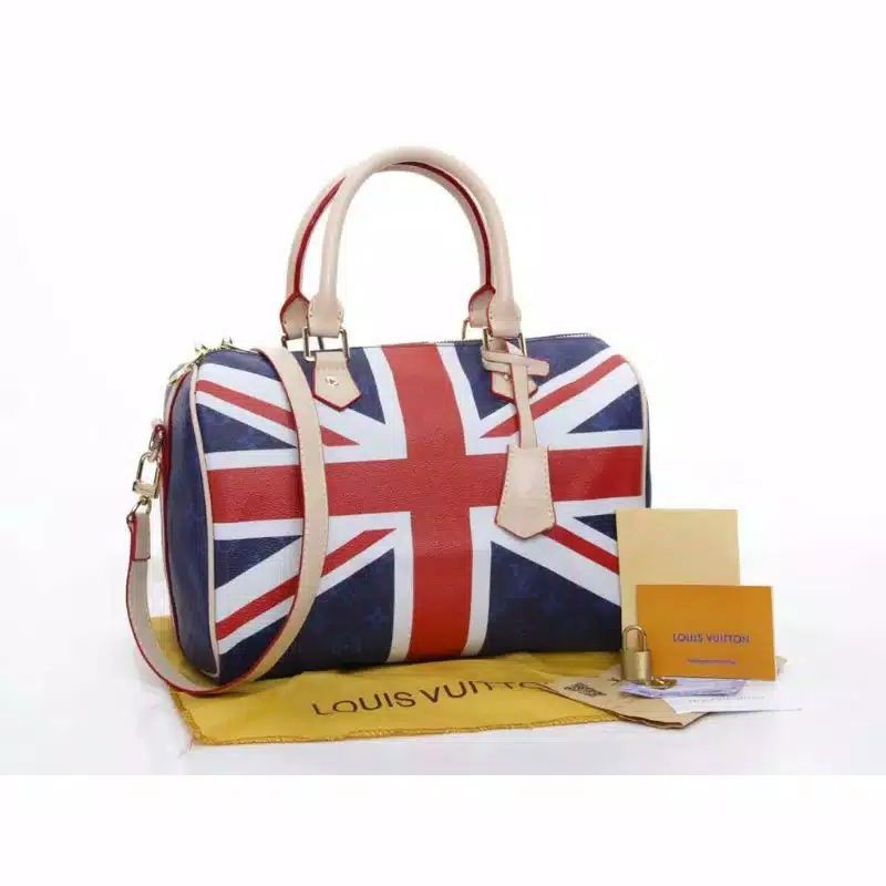 LV Speedy British Flag Bandoilere 30cm Premium