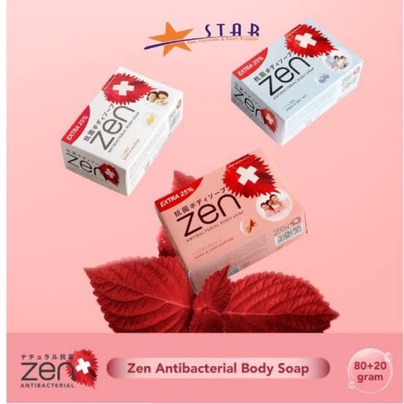 Sabun zen antibacterial batang 80gr
