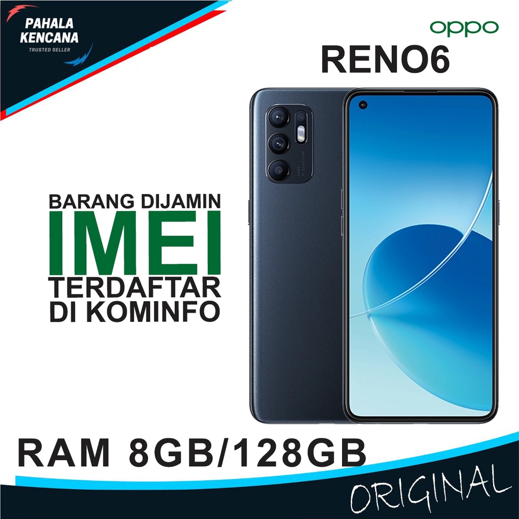 OPPO RENO 6 4G 8/128GB GARANSI RESMI OPPO
