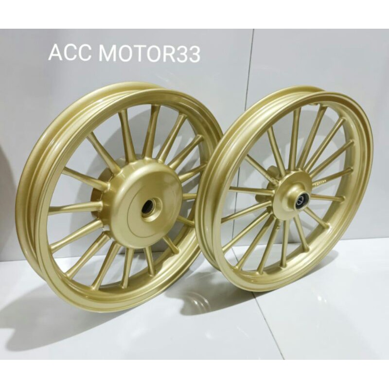 Velg Recing V Rossi Venom, Vario 125 & 150 Led Warna Gold - Putih