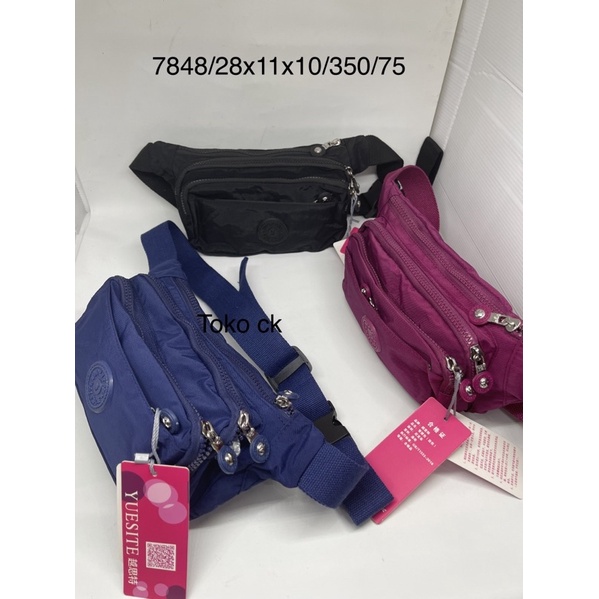 waistbag impor/tas pinggang pria/wanita/tas dada/7848