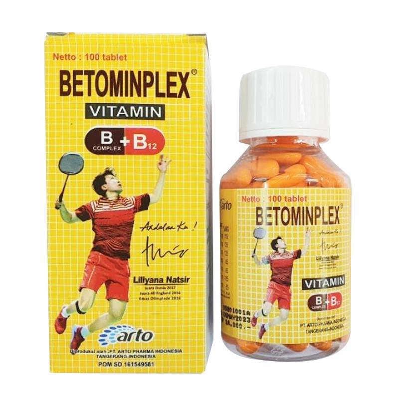 Betominplex Vitamiin B Complex + B12 Botol @100s