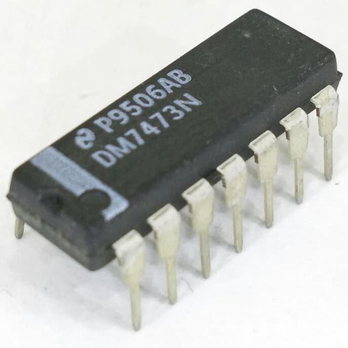 National DM7473N IC TTL JK Flip Flop 7473 asli original tektron22