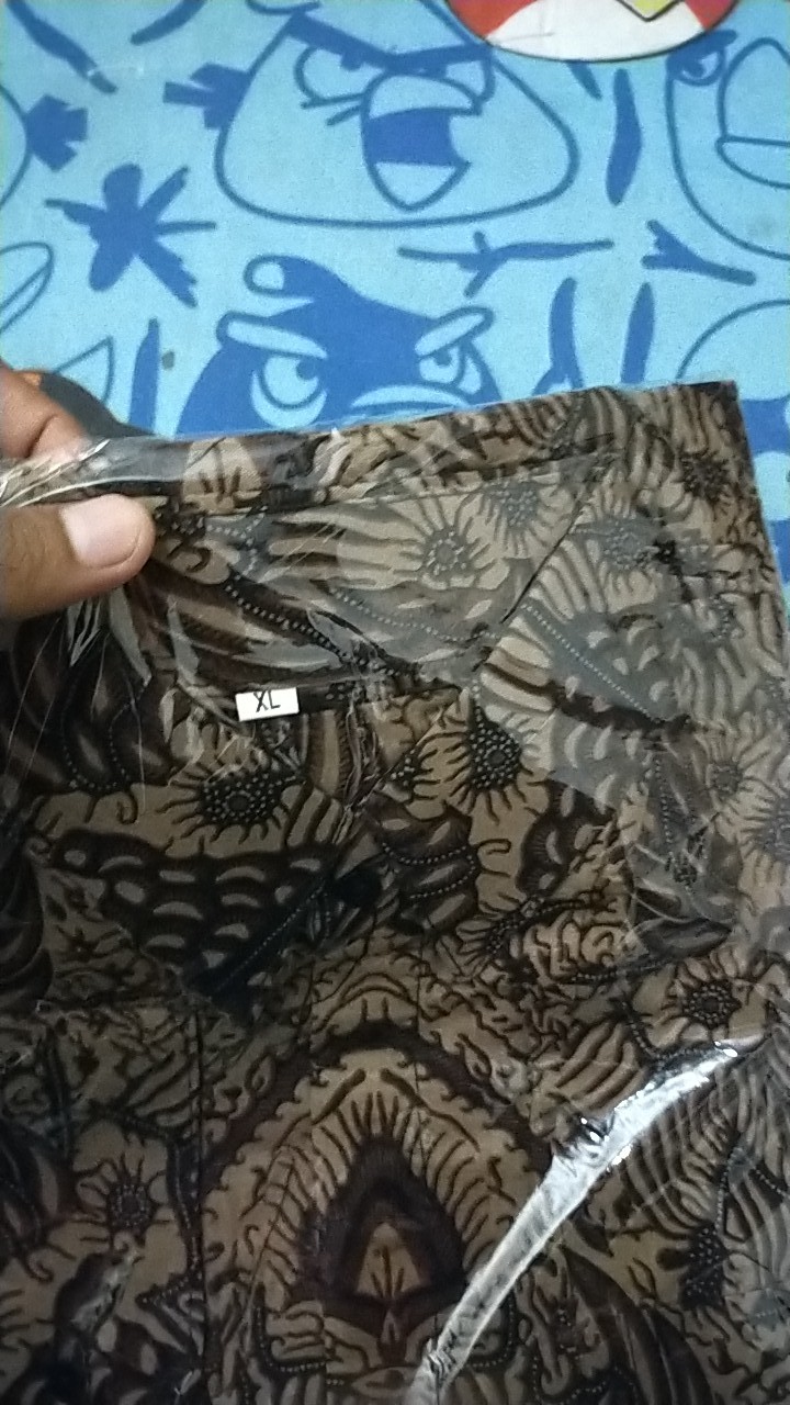 Kemeja Batik Motif Mataram Coklat