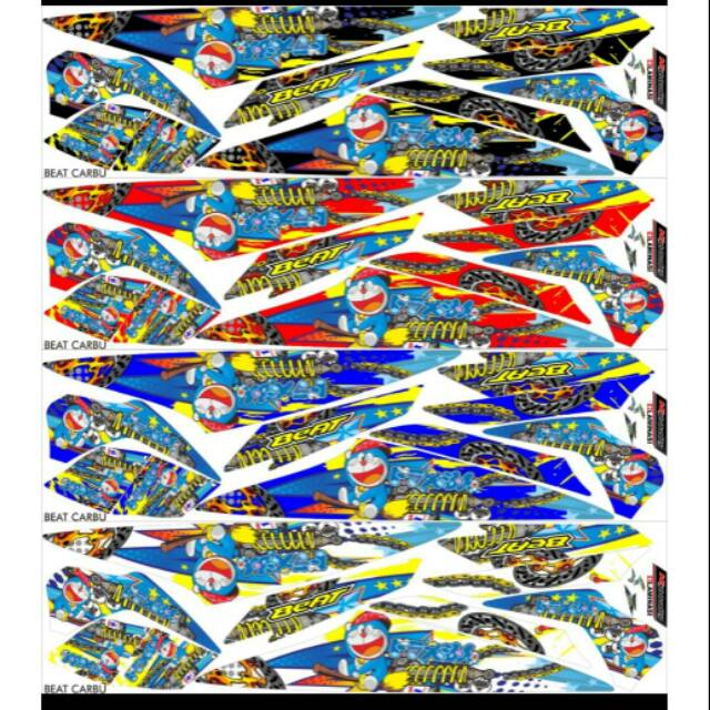READY STOK BISA COD Striping variasi stiker lis bodi Beat karbu lama BEAT OLD BEAT 2008 - 2012 motif