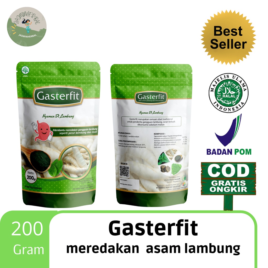 Gasterfit jenang garut , pereda asam lambung , maag